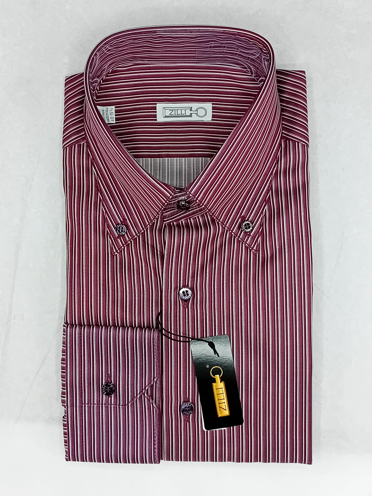 Chemise manches longues à rayures - No color