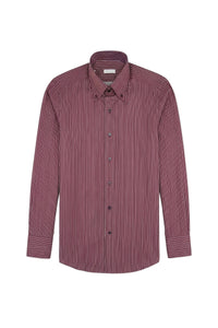 Chemise manches longues à rayures - No color
