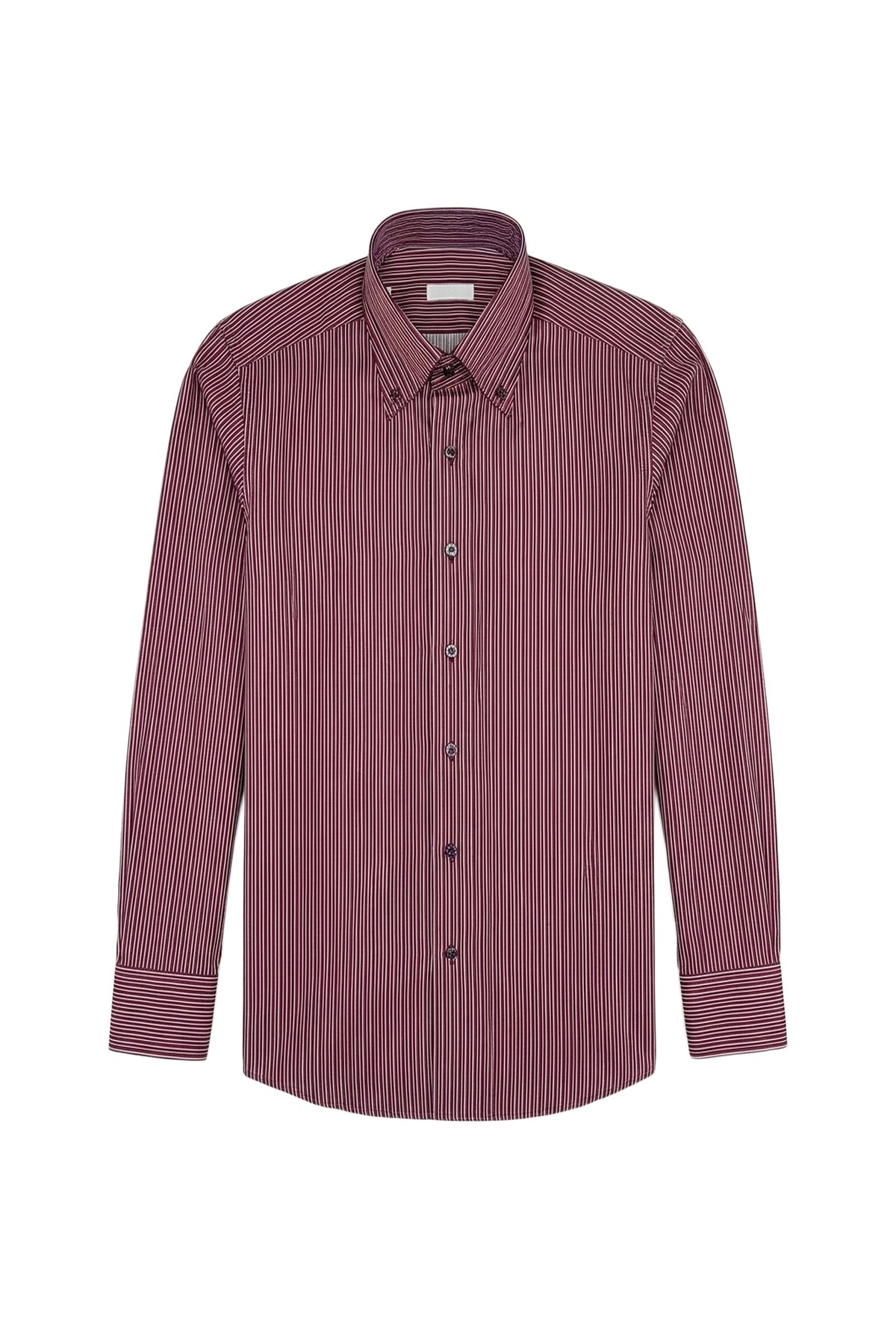 Chemise manches longues à rayures - No color