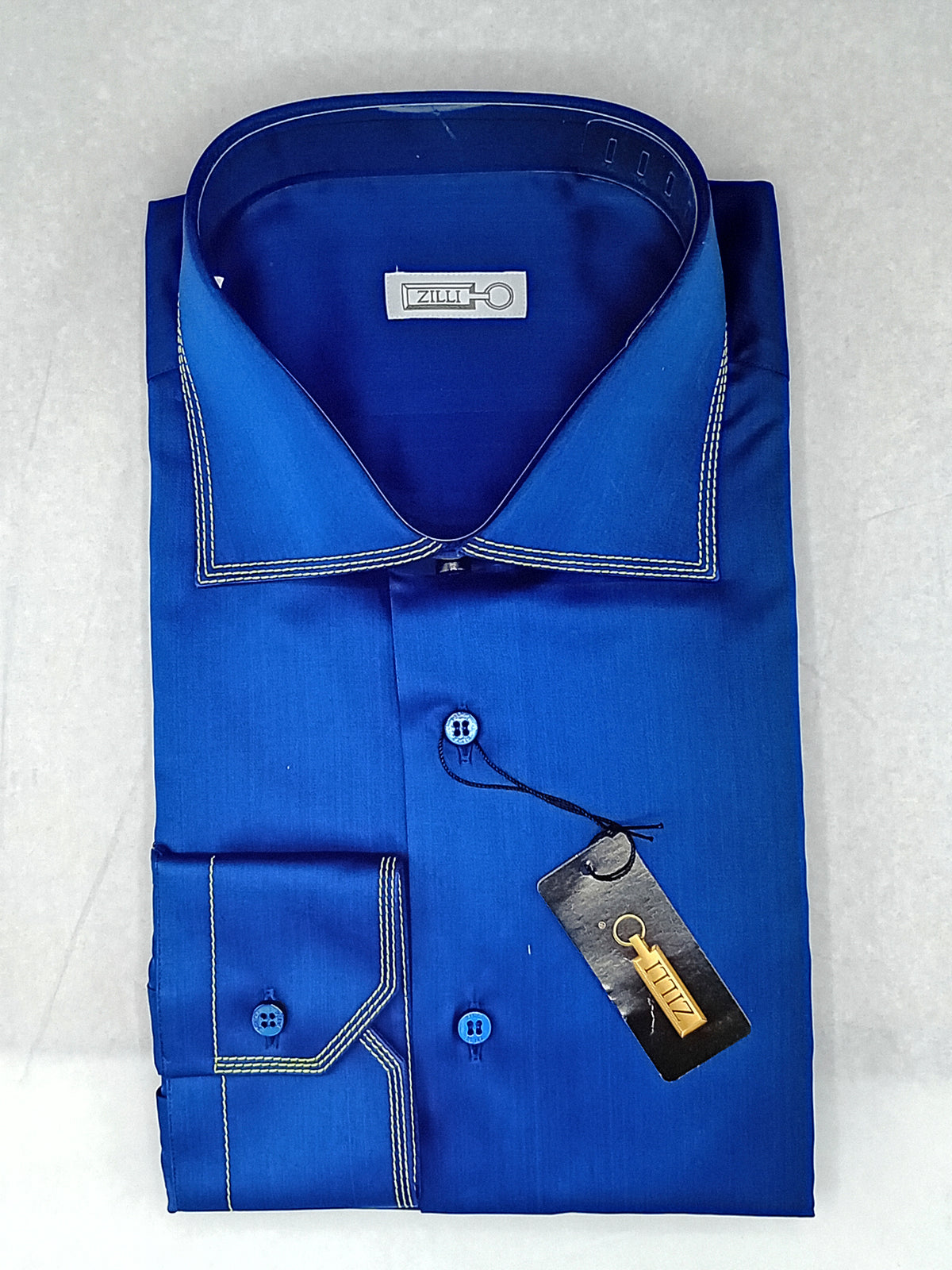 Chemise à détails surpiqués - No color