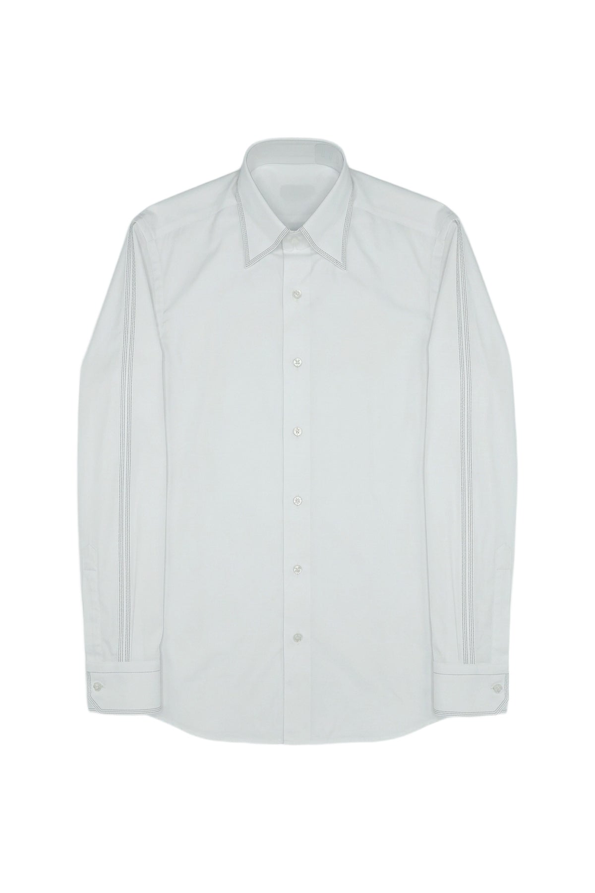 Chemise à détails surpiqués - No color