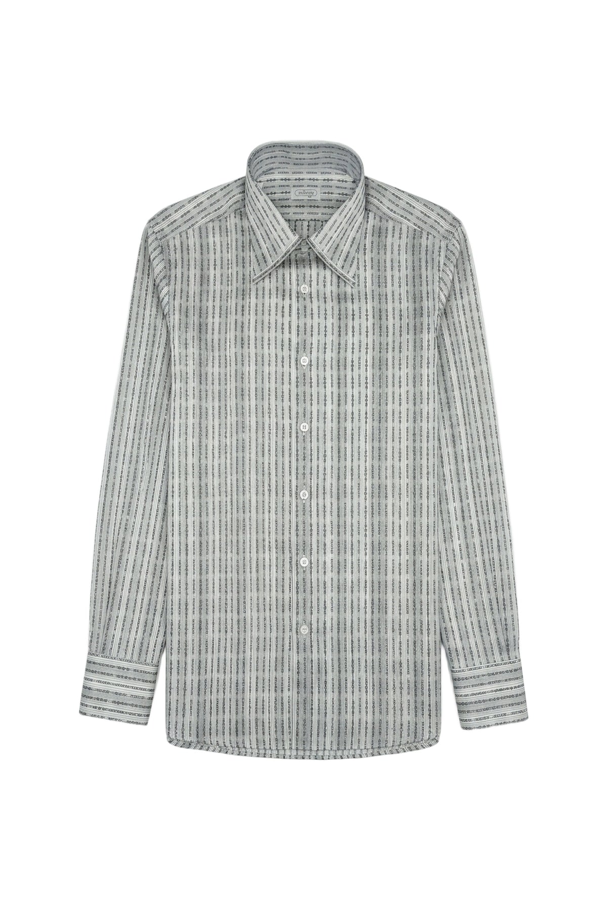 Chemise à motifs en soie - No color