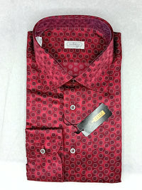 Chemise à motifs rond en soie - No color