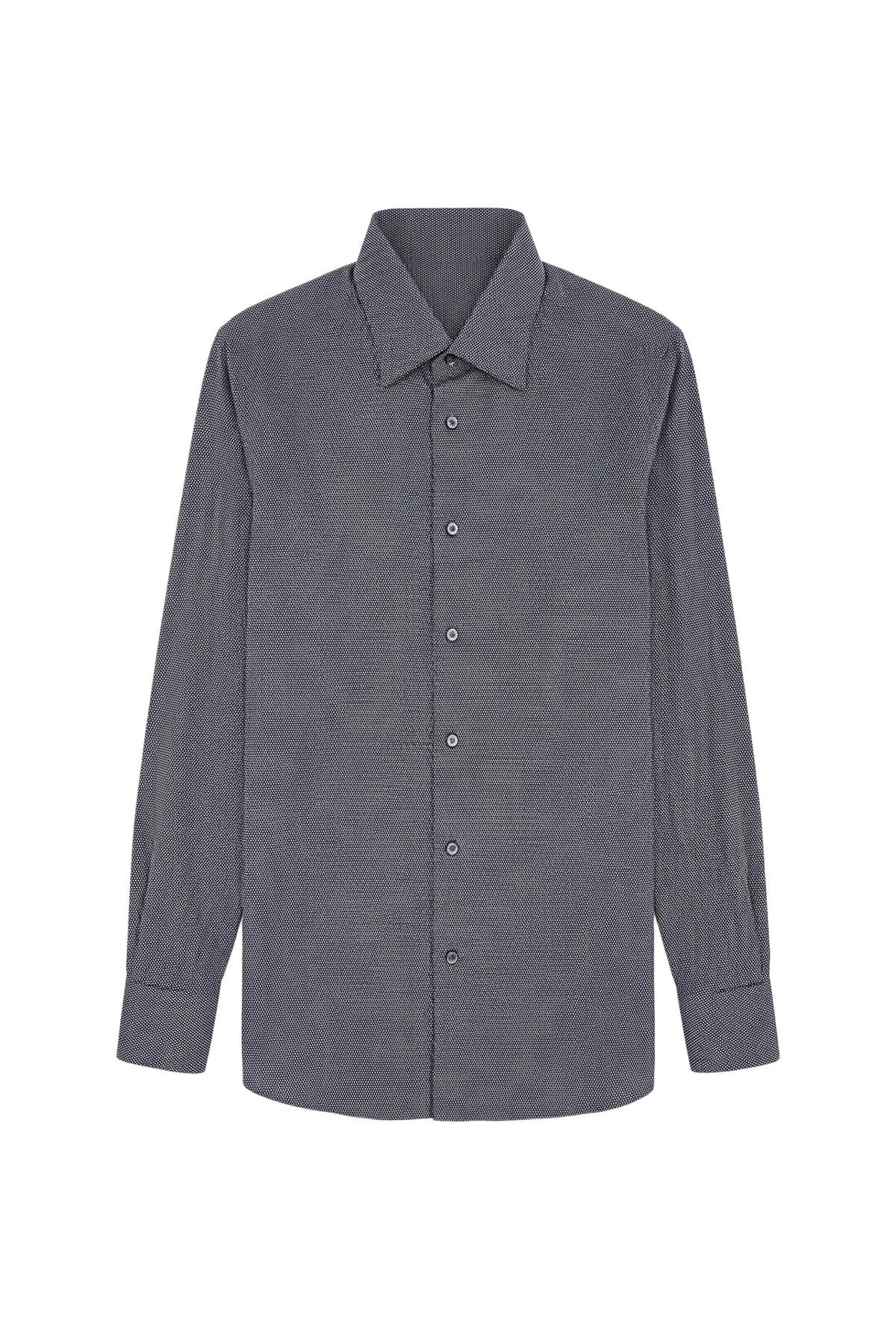 Chemise à pois et manches longues - No color