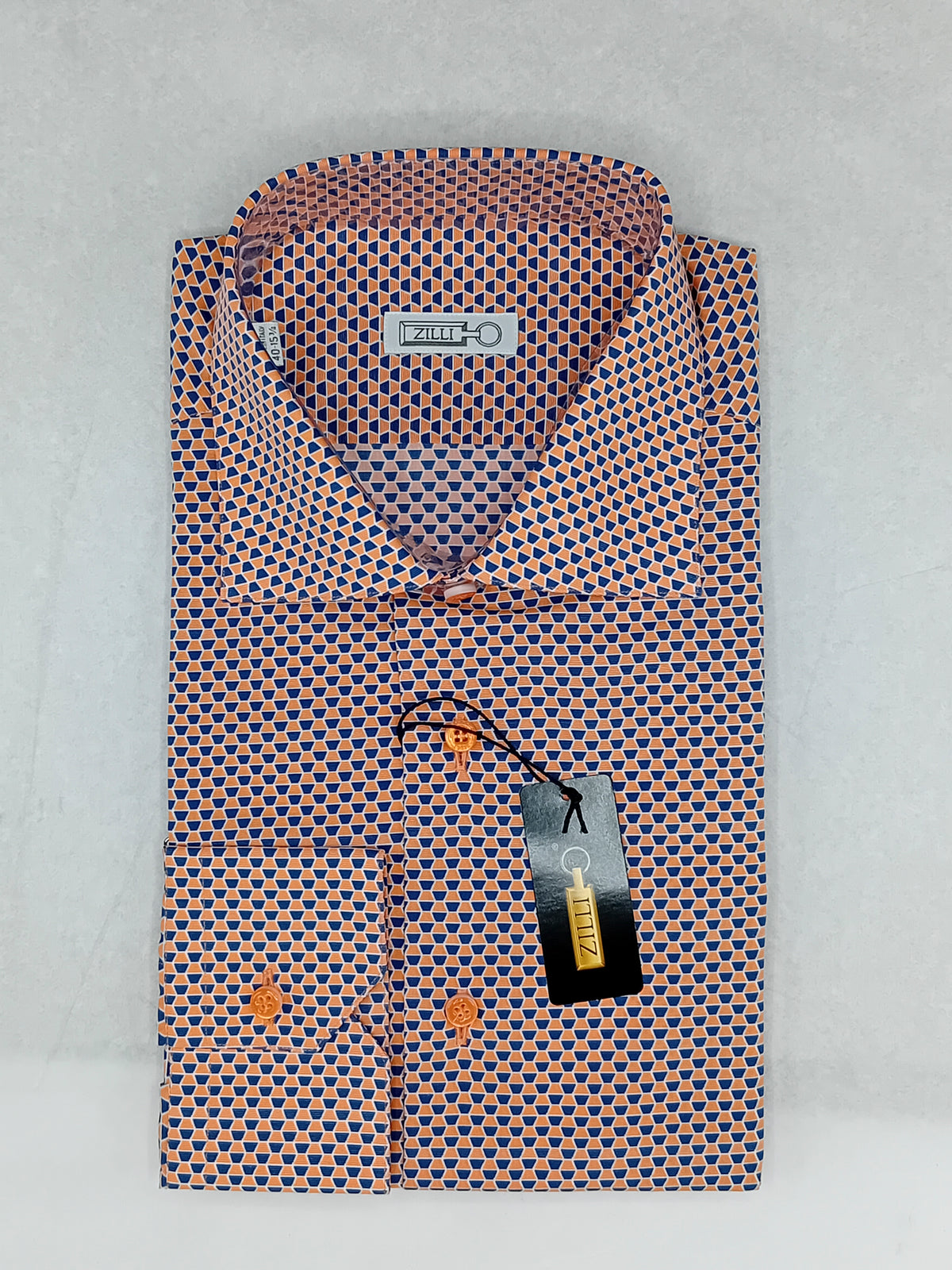 Chemise à motifs bicolores - No color