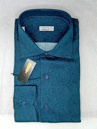 Chemise à manches longues et motifs - No color
