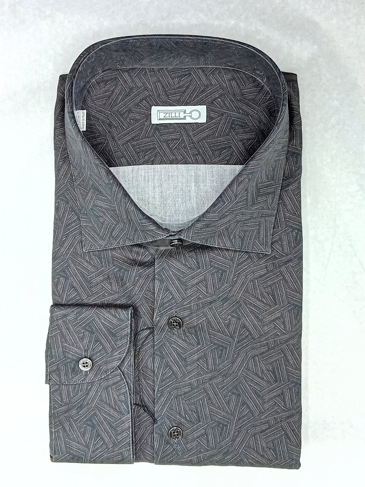 Chemise manches longues à motifs - No color