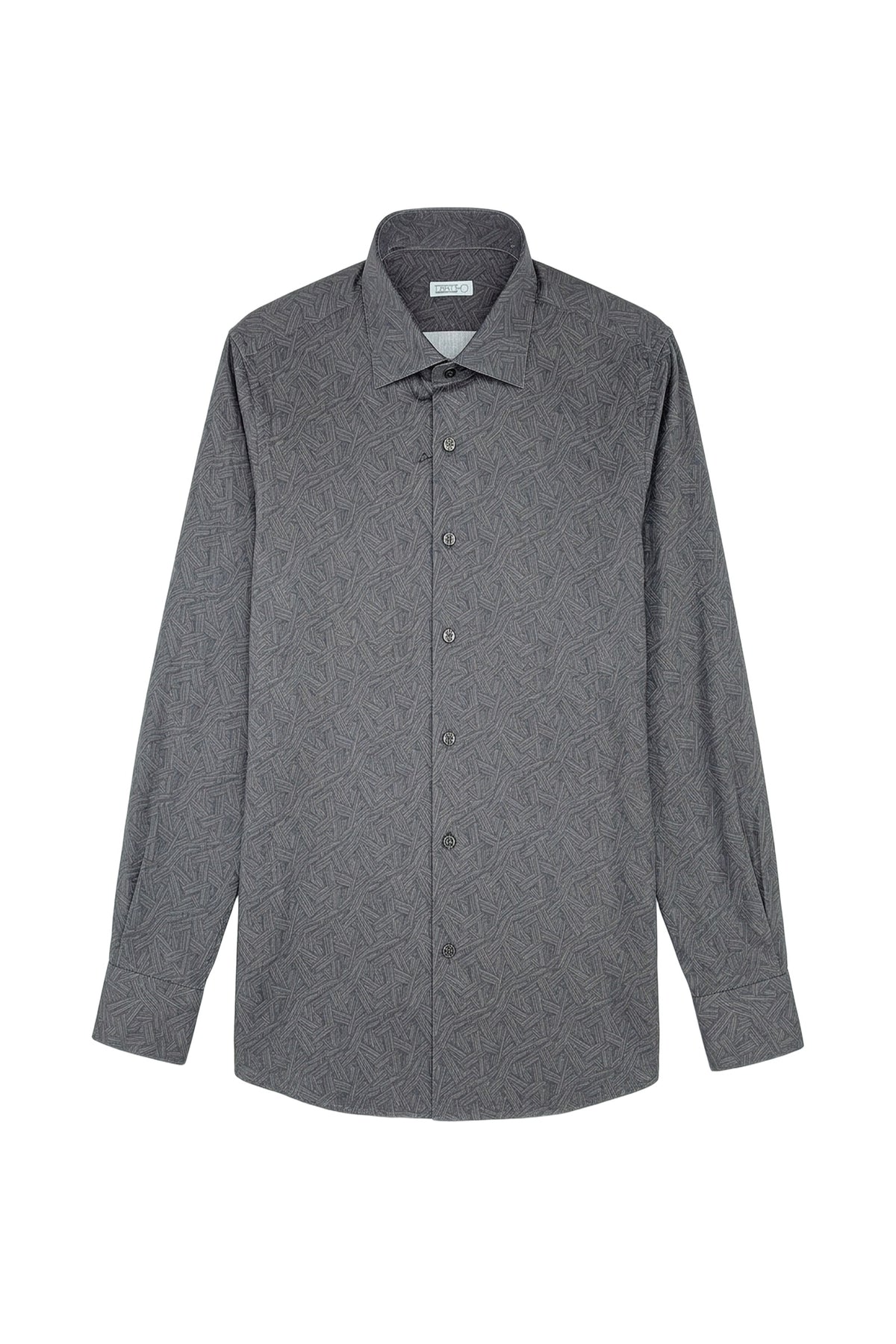 Chemise manches longues à motifs - No color
