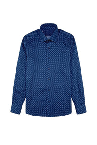 Shirt with bow pattern - Blue