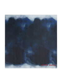 Foulard dégradé 90x90 en soie - Blu Sfumato