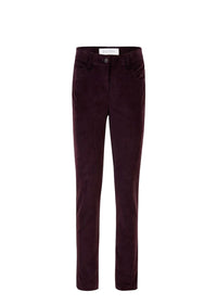 Pantalon velours cotele - Grenat