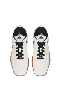 Sneakers basses en cuir - Ecru