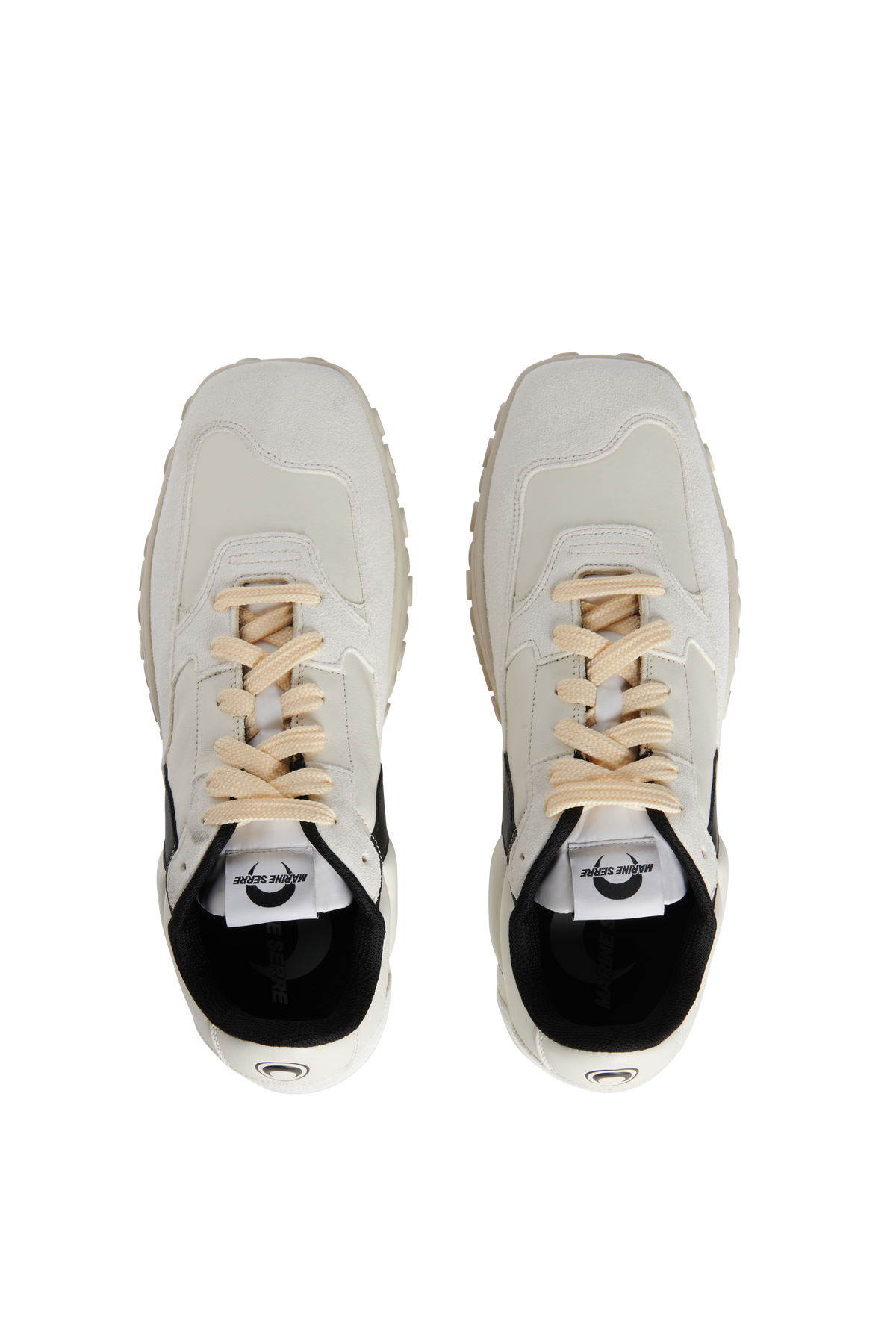 Sneakers basses en cuir - White