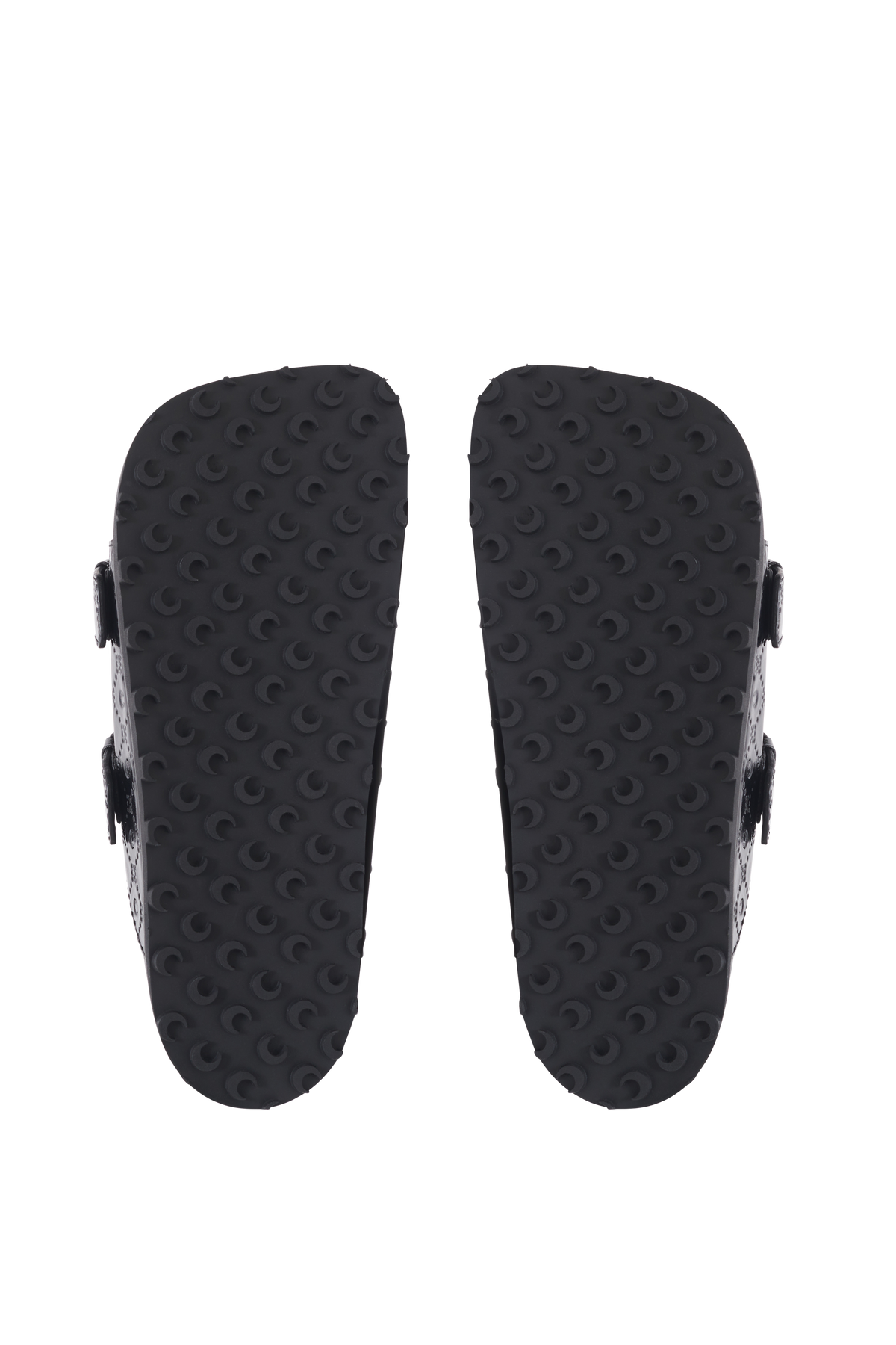 Mules Moon à boucles en cuir - Black