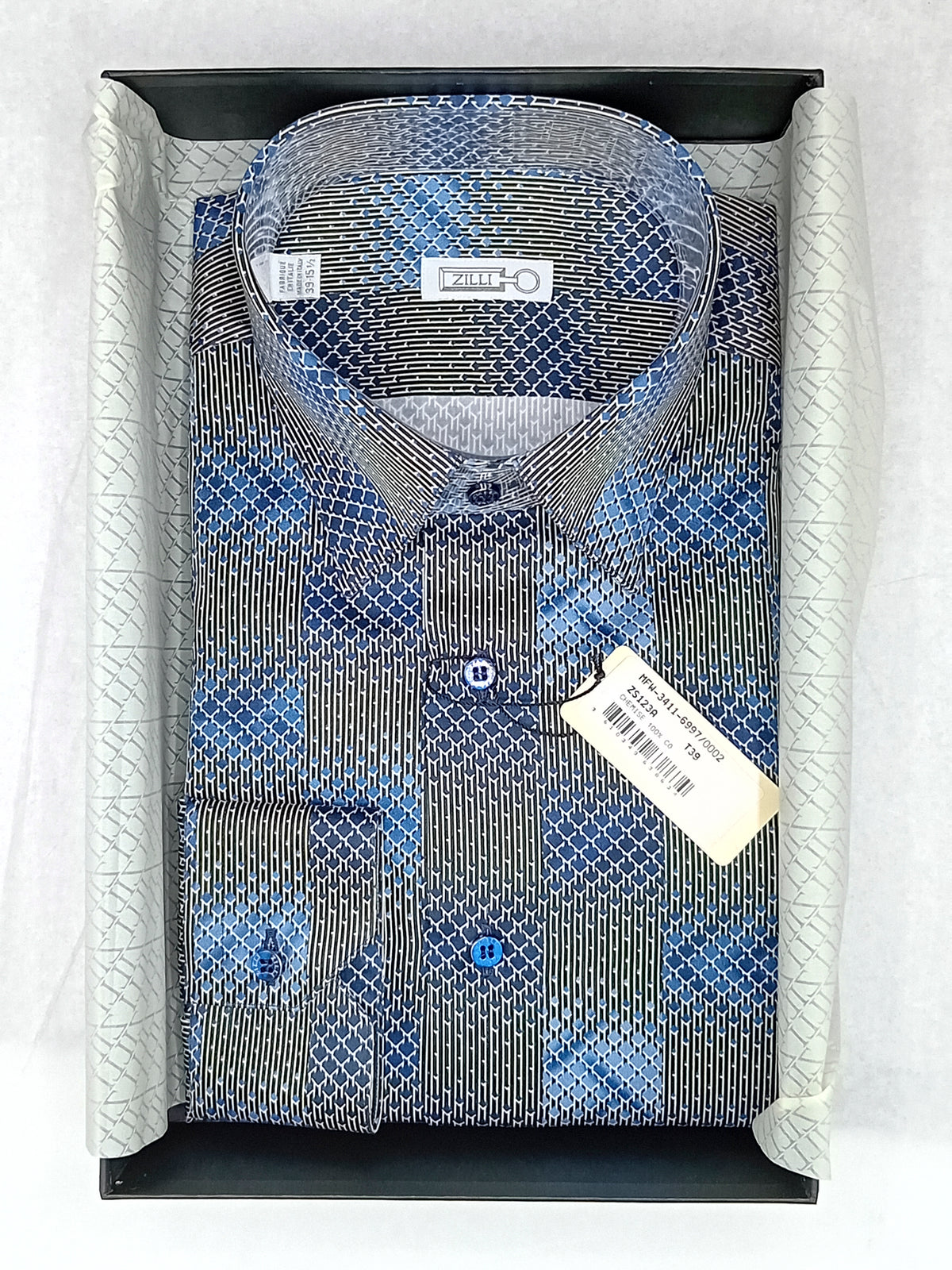 Chemise à carreaux constrastés - No color