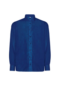 Chemise à manches longues et col structuré - Dark Navy