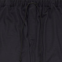 Pantalon décontracté à effet chiné en laine - Dark Navy