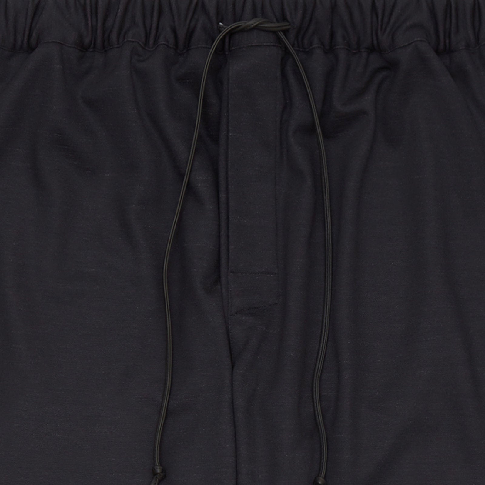 Pantalon décontracté à effet chiné en laine - Dark Navy