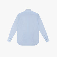 Chemise à col évasé structuré - Bleu