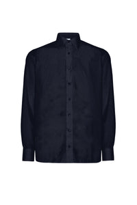 Chemise à motif jacquard ton sur ton - Dark Navy