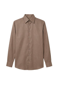 Chemise à motif en cachemire - Marron