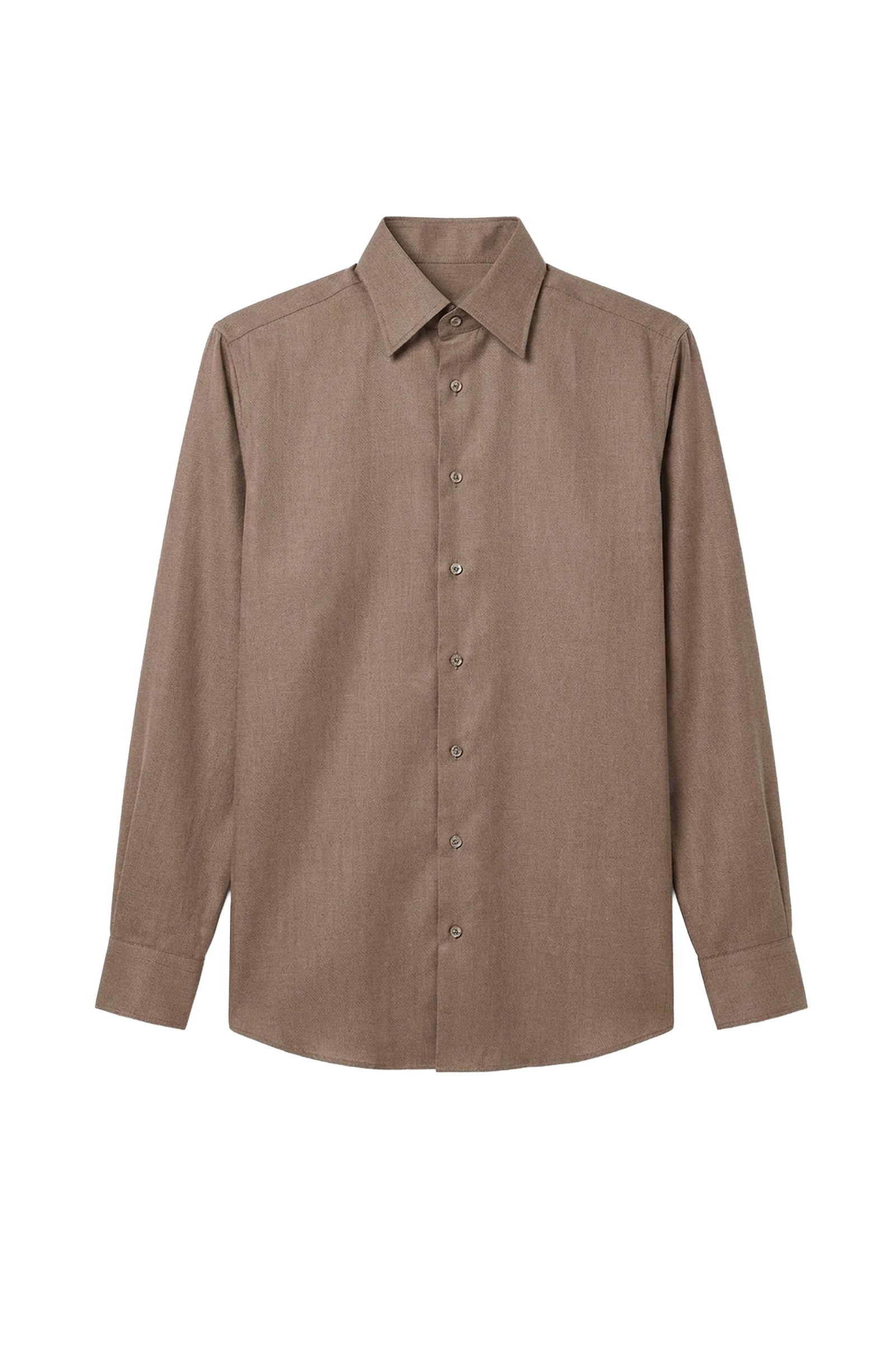 Chemise à motif en cachemire - Marron