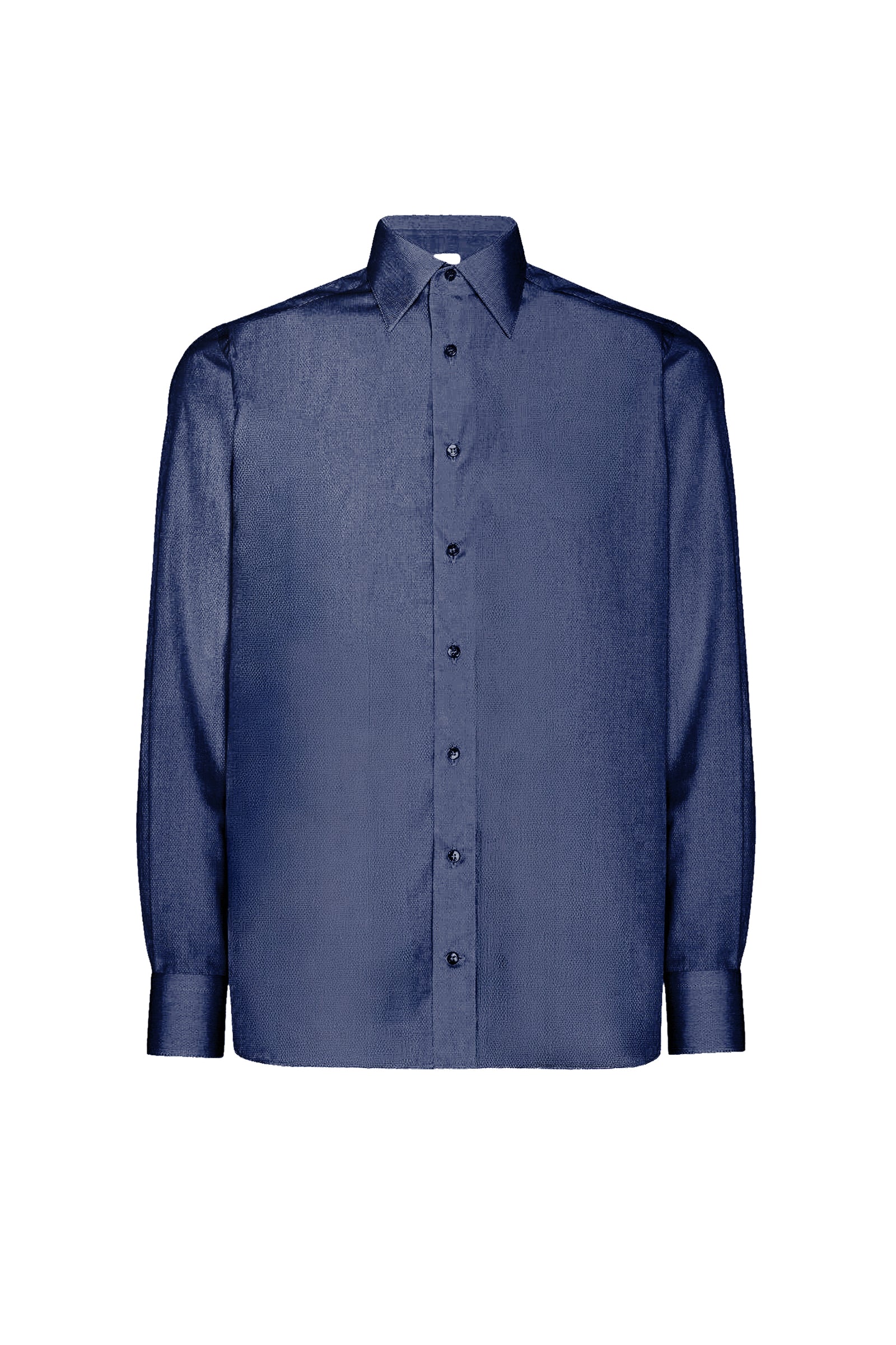 Chemise à logo brodé - Bleu