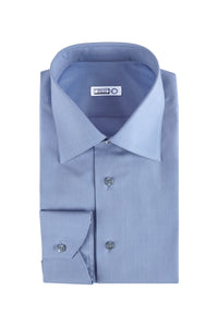 Chemise à boutons irisée - Bleu