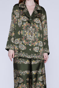 CHEMISE DÉCOLLETÉE EN V AVEC BOUTONS