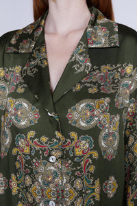 CHEMISE DÉCOLLETÉE EN V AVEC BOUTONS