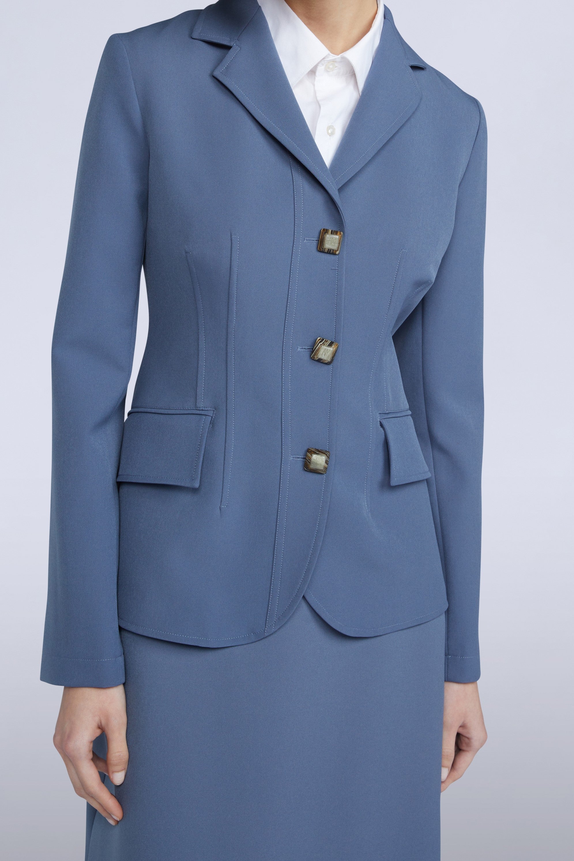 Veste ajustée - Azzurro Polvere