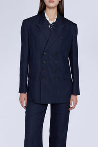 NEW OFFER VESTE CROISÉE BLEUE