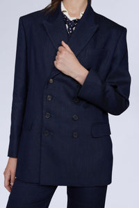 NEW OFFER VESTE CROISÉE BLEUE