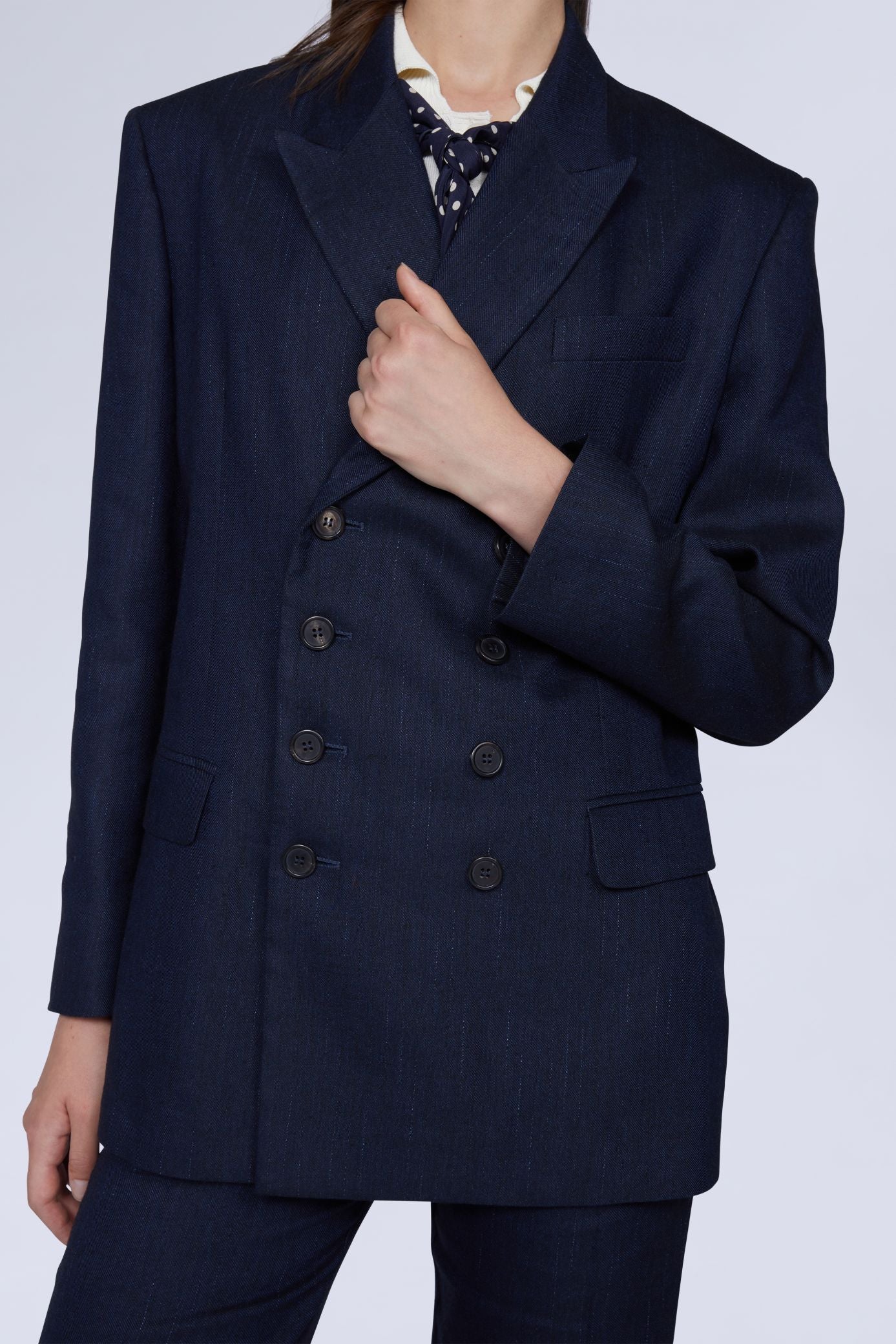 NEW OFFER VESTE CROISÉE BLEUE