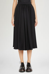 JUPE MIDI EN SOIE