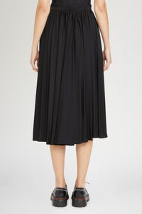 JUPE MIDI EN SOIE