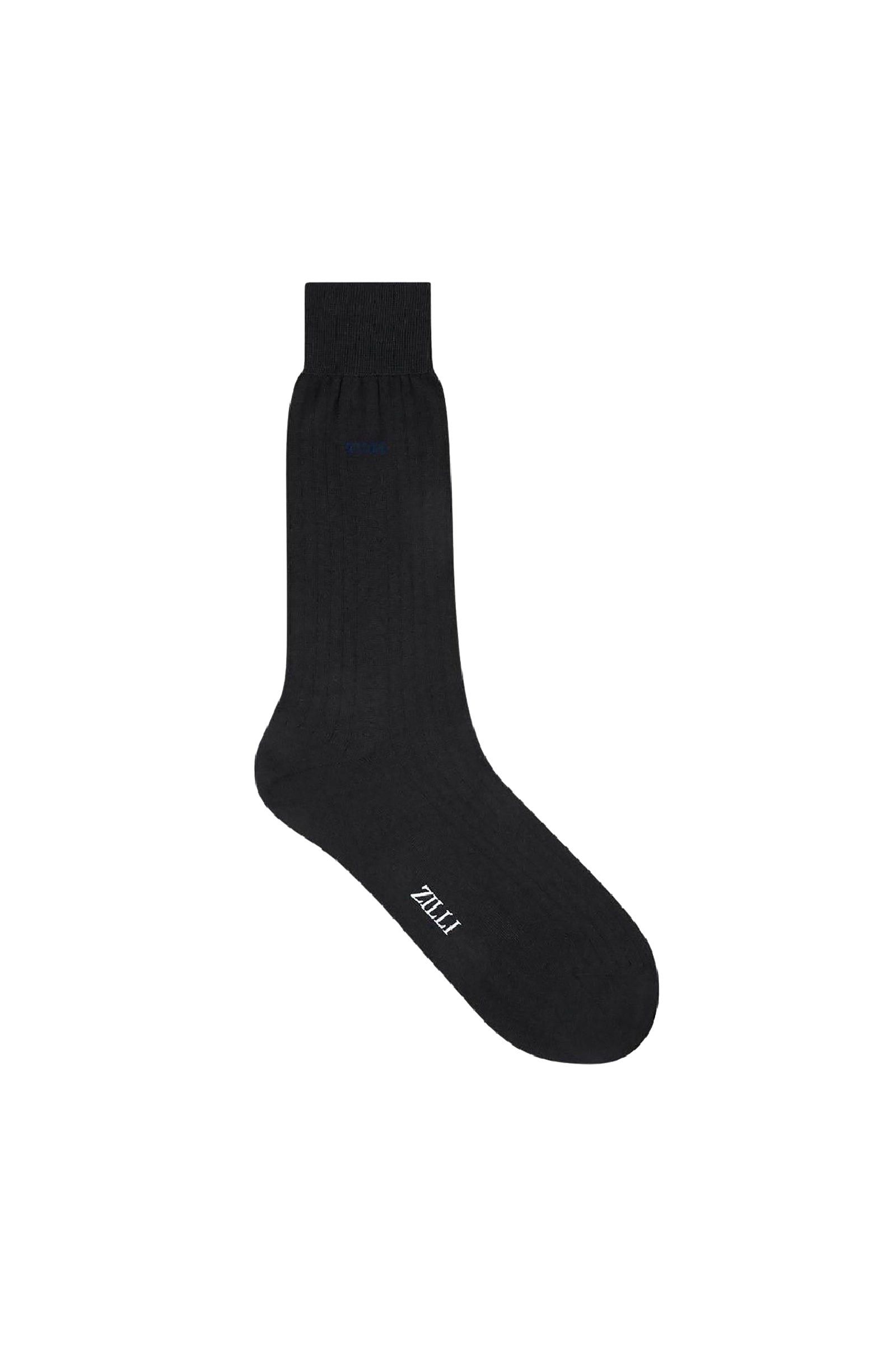Chaussettes à côtes fines - Noir