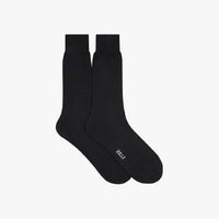 Chaussettes à côtes fines - Noir