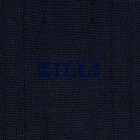 Chaussettes à côtes ton sur ton - Bleu