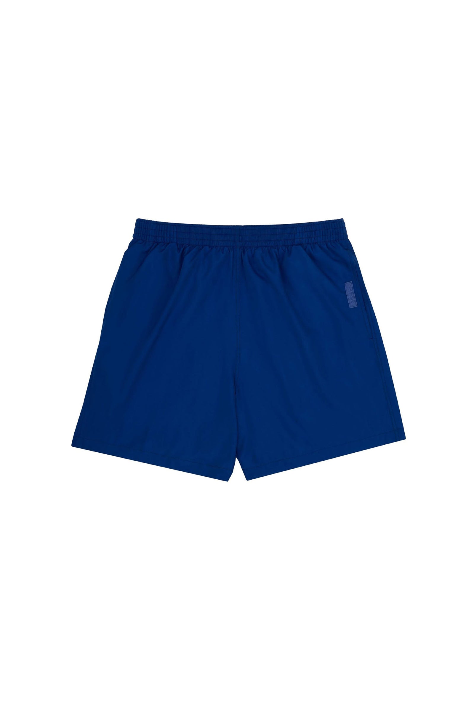 Short de bain à taille élastiquée - Bleu