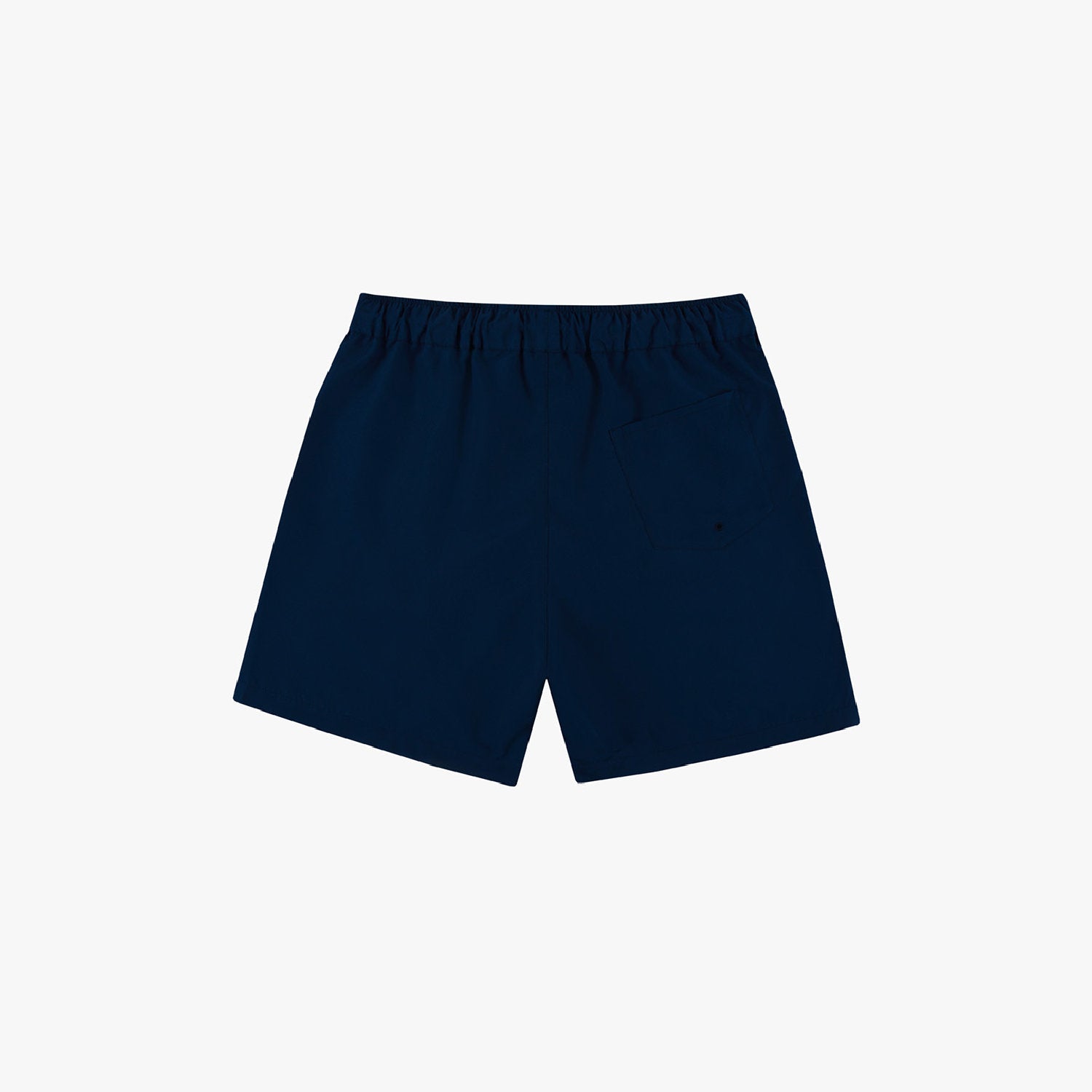 Short de bain à cordon de serrage satiné - Bleu