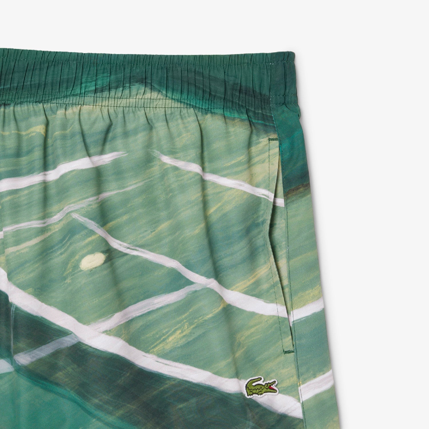 Short de bain imprimé - Vert