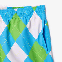Short de bain mi-long jacquard - Argentine & Multicolor