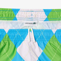 Short de bain mi-long jacquard - Argentine & Multicolor