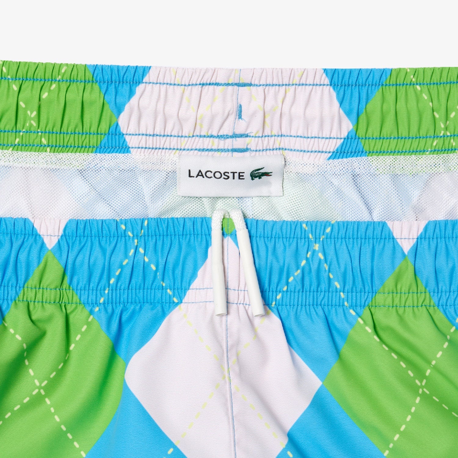 Short de bain mi-long jacquard - Argentine & Multicolor