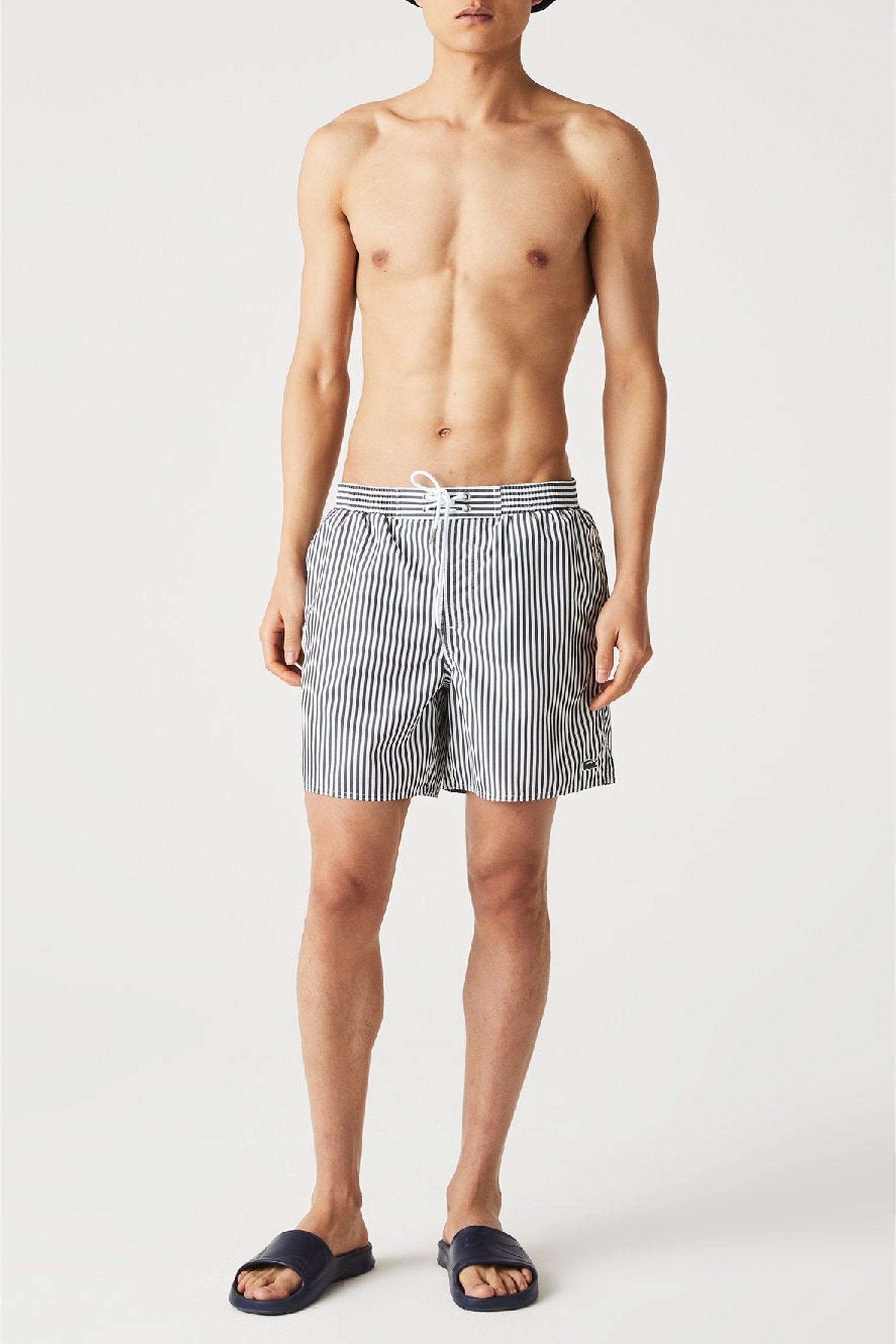 Short de bain rayé - Marine & Farine