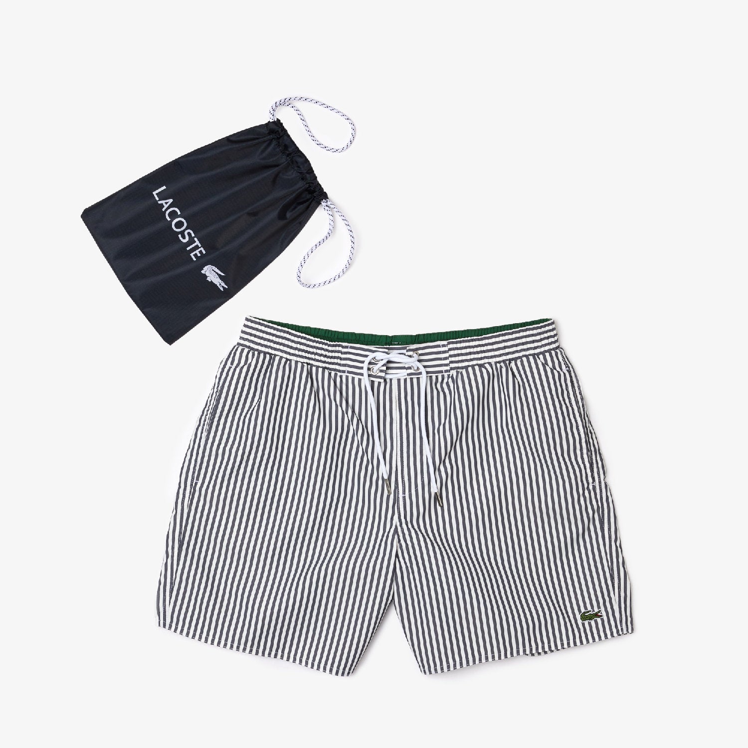 Short de bain rayé - Marine & Farine