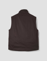 Gilet à poche zippée - Ebony