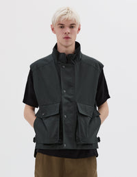 Gilet sans manches - Green & Blue