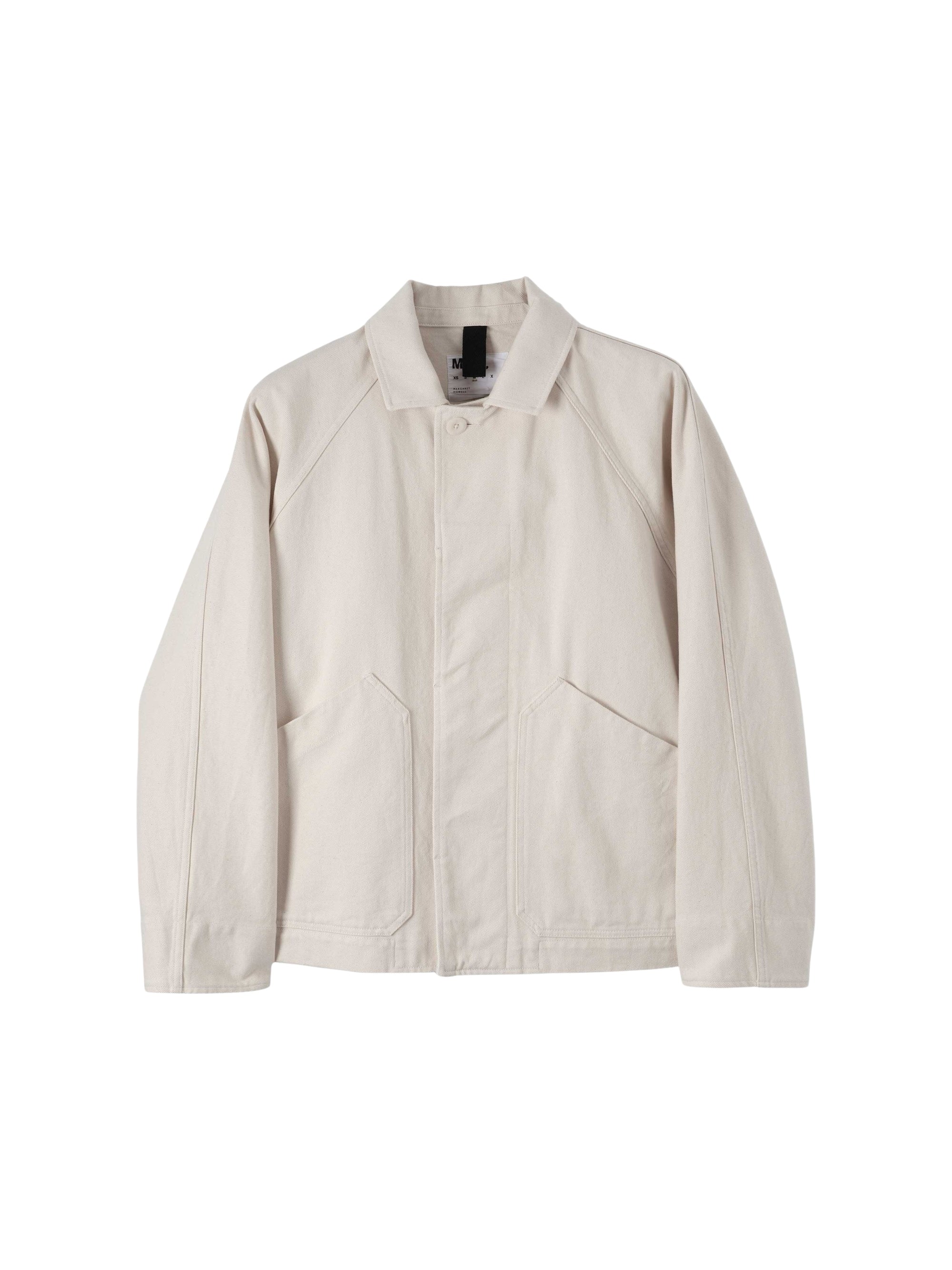 Veste à poches plaquées - Beige & White
